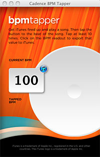 Screenshot of BPMTapper
