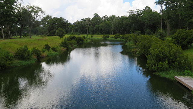 View from bike path