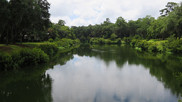 View from bike path