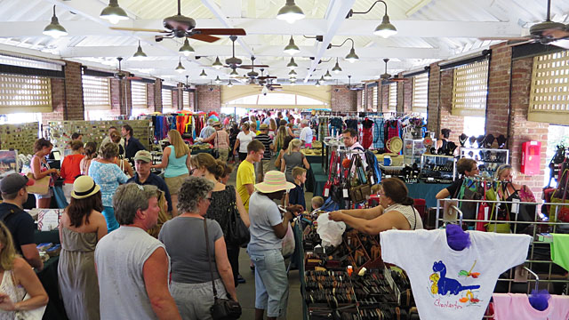 Interior of one of the City Market  buildings