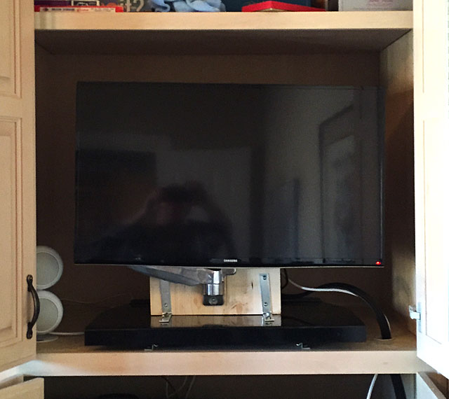 TV mounted