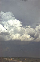 Clouds in
	West Texas