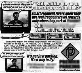Airport Parking newspaper ad