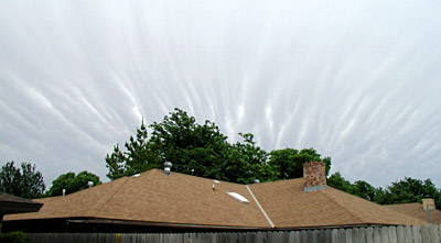 Photo - Strange cloud formation, Midland, Texas