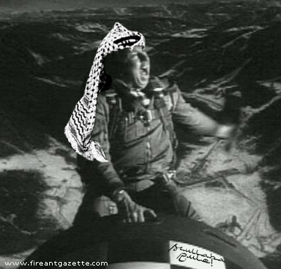 Photo - Slim rides a mullah missile