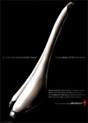 Specialized Bicycle Seat Ad