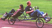 Photo of MIC WIC recumbent tandem