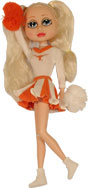 Photo of cheerleader doll