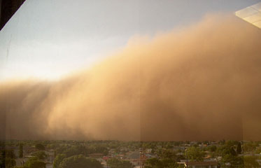 Photo - Dust storm approaches Midland