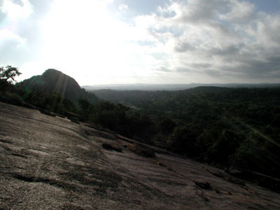 Early morning view from Enchanted Rock