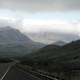 Photo - Low hanging clouds over Davis Mountains