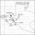Exquisite hand-crafted locator map