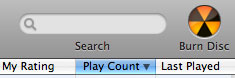 Screenshot of iTunes