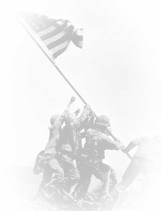 Photo - Raising the flag on Iwo Jima