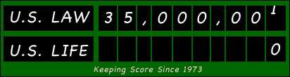Keeping Score Since 1973: US Law vs US Life
