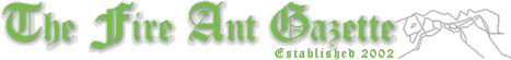 The Fire Ant Gazette - A Midland, Texas blog established 2002