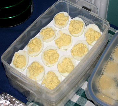 Photo of deviled eggs