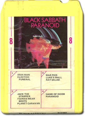 8 track tape - Black Sabbath
