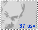 Stamp bearing my ugly mug