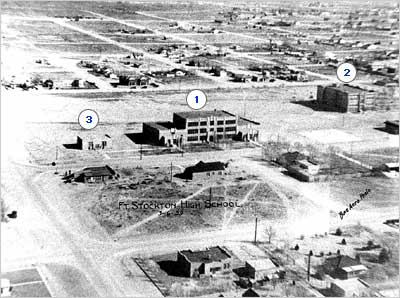 1939 Photo of Fort Stockton school buildings