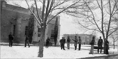 1942 Photo of Fort Stockton school buildings