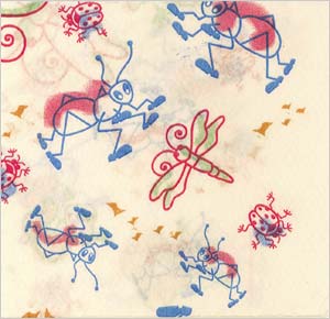 Scan of a paper napkin
