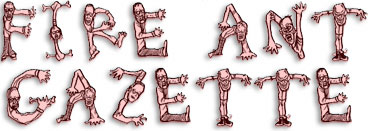 Sample of zombie typeface