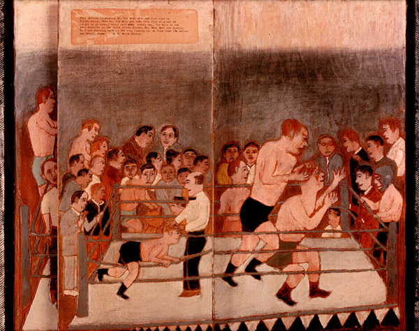 Photo - 'Wrestling' - Painting by George W White