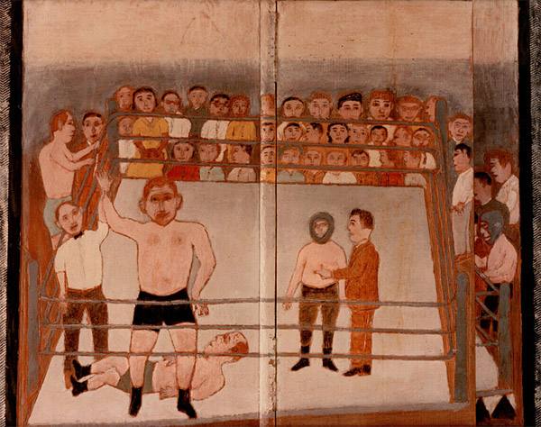 Photo - 'Wrestling' - Painting by George W White