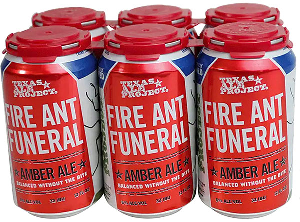 Photo: Six pack of Fire Ant Funeral beer