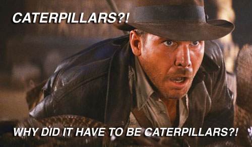 Spoof of Indiana Jones movie still