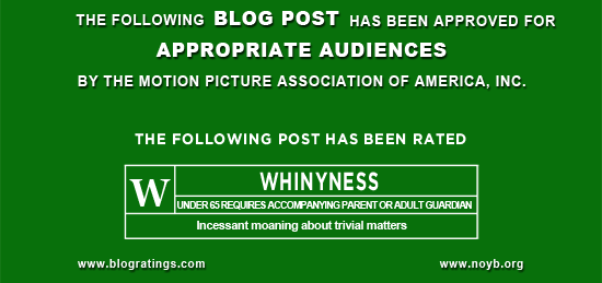 Graphic - Mock MPAA rating for this post