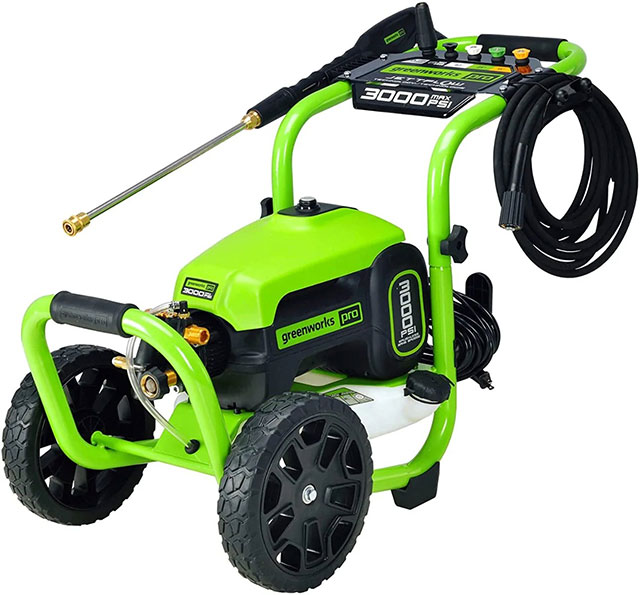 Photo: Greenworks Pro 3000 psi pressure washer