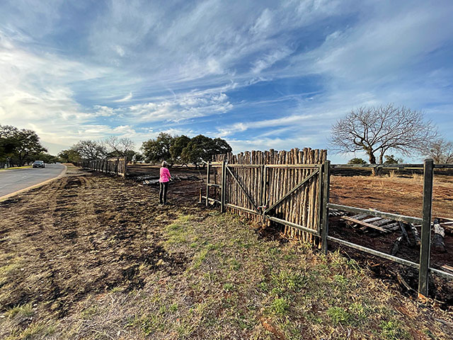 Photo - Burned acreage in Horseshoe Bay, Texas