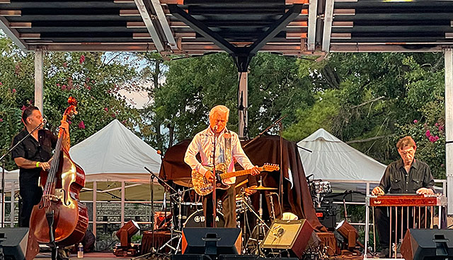 Photo: Dale Watson and band performs at Beer By The Bay, Horseshoe Bay, TX on August 12, 2022
