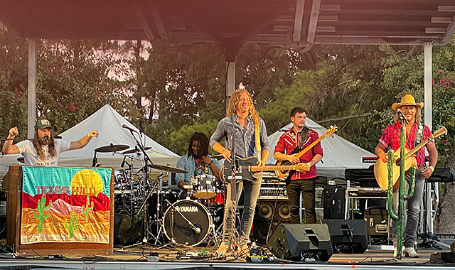 Photo: Texas Hill performs at Beer By The Bay, Horseshoe Bay, TX on August 13, 2022