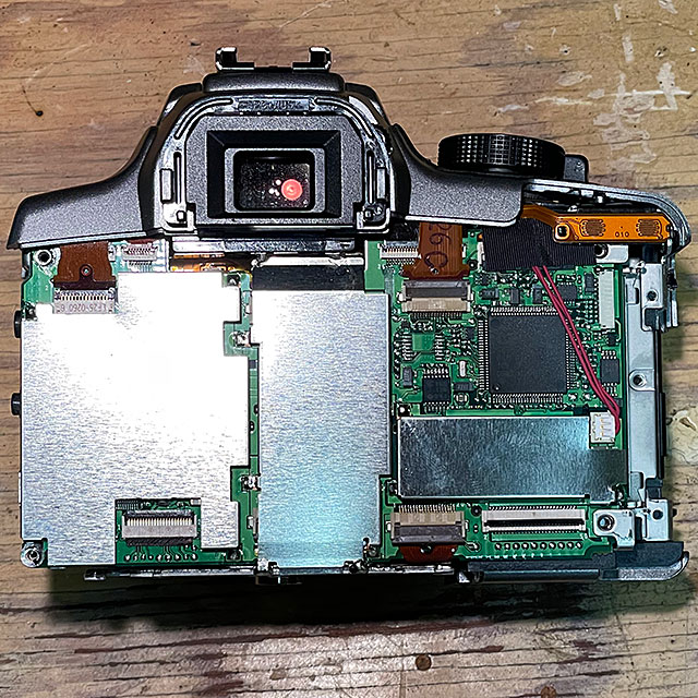 Photo - Disassembled Canon Digital Rebel XT