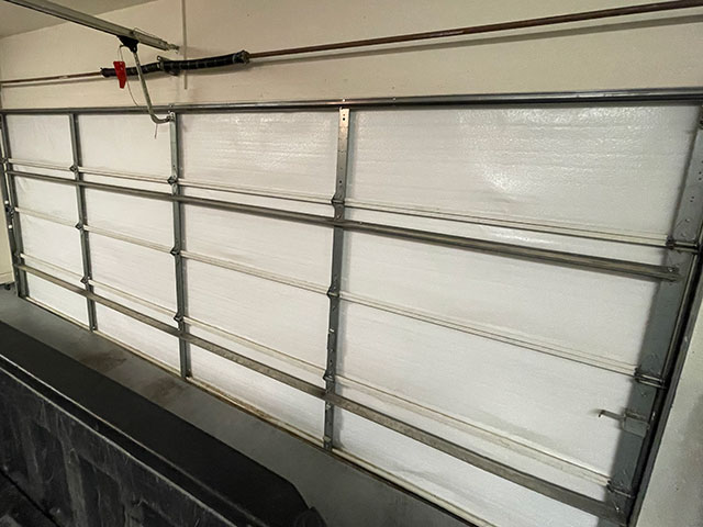 Photo: Insulated garage door