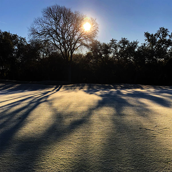 Photo - A view of the Ram Rock #16 fairway on a frosty morning