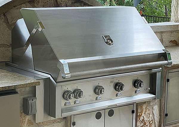 Photo - Hestan gas grill installation