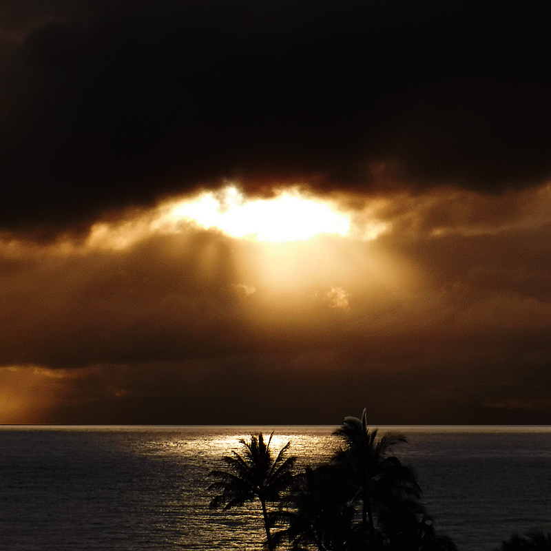 Photo - Sunset as viewed on Maui, Hawaii