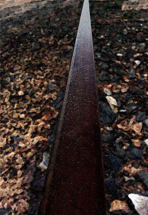 Photo - Railroad track