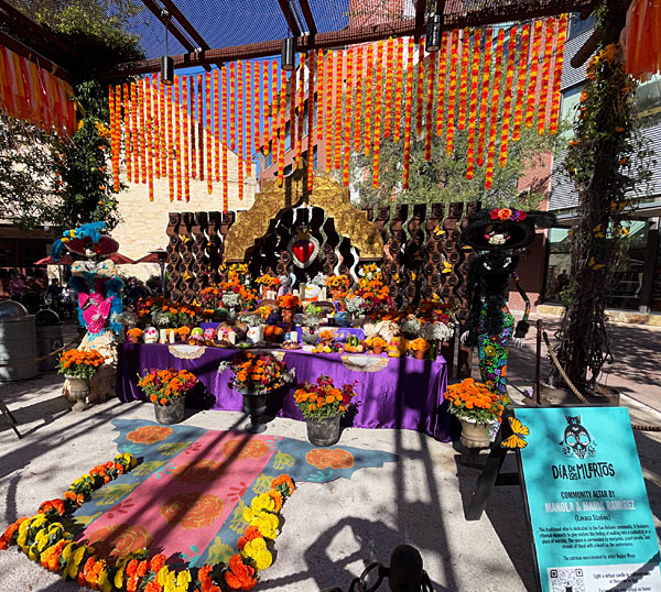 Photo - The Dia de Los Muertos altar at The Pearl