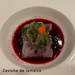 Photo - Ceviche de Jamaica via Mixtli Restaurant