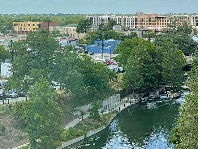 Photo: Location of Caylor Forge as seen from the Hotel Emma