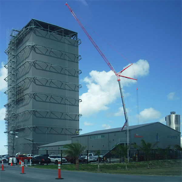 Photo - SpaceX production facility at Boca Chica