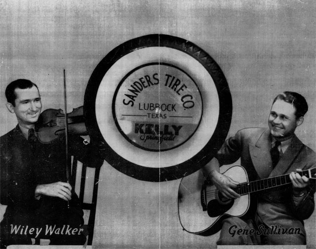 Flyer - Wiley Walker and Gene Sullivan