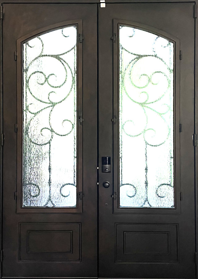 Photo: Replacement metal front door